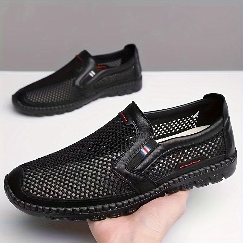 Men's Slip On Casual Shoes Non Slip Breathable All Seasons Outdoor Walking Camping Fishing All Seasons Comfy Durable