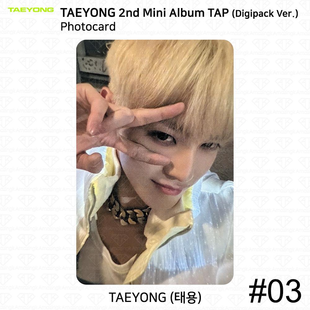 NCT TAEYONG 2-й мини-альбом TAP Официальная фотокарта Скрытая карта KPOP