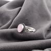 Adorable Rose Chalcedony Gemstone Jewelry, 925 Sterling Silver Ring Jewelry, Handmade Healing Ring Gift For Women