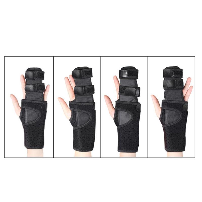 Поддержка растяжения запястья и сустава, фиксированный фиксатор для пальцев, алюминиевый протектор с регулируемой наклейкой, инструмент для ухода за здоровьем