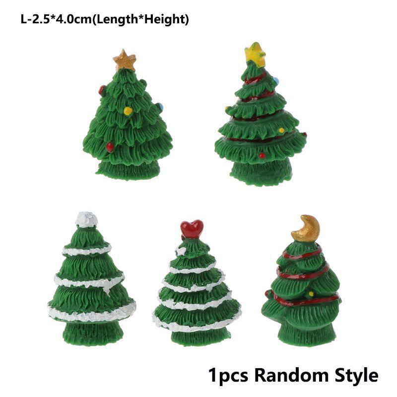 Очаровательное мини-украшение для рождественской елки для уникального микроландшафтного декора