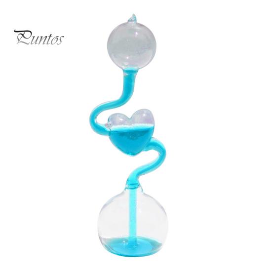 Glass Hand Boiler Love Heart Thermometer Toy Educational Science Toy Multifunctional Science Experiment Hand Boiler Gift for Children Adults
