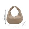 Casual Solid Color Clutch Bags Pu Leather Small Tote Bag Women Commute Handbags Party