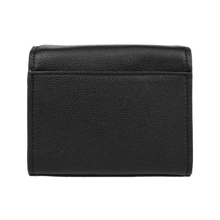 Michael Kors Женская сумка-мессенджер Cassie, однотонная, с золотой пряжкой, клапаном, фактурная кожа, Черная 35H8GT6C5L-BLACK