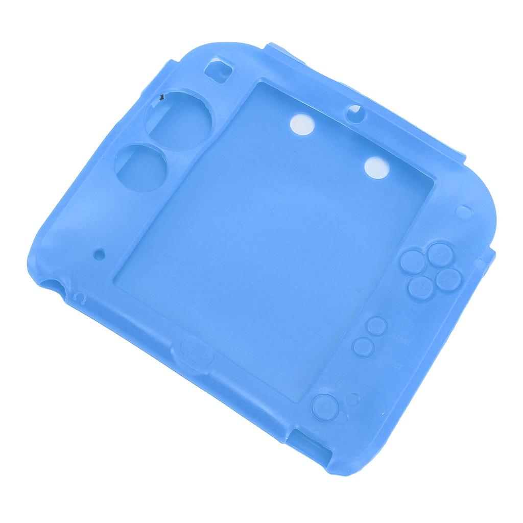 Силиконовый чехол для портативной игровой консоли 2DS, мягкий, устойчивый к царапинам, с защитой верхнего и нижнего экранов