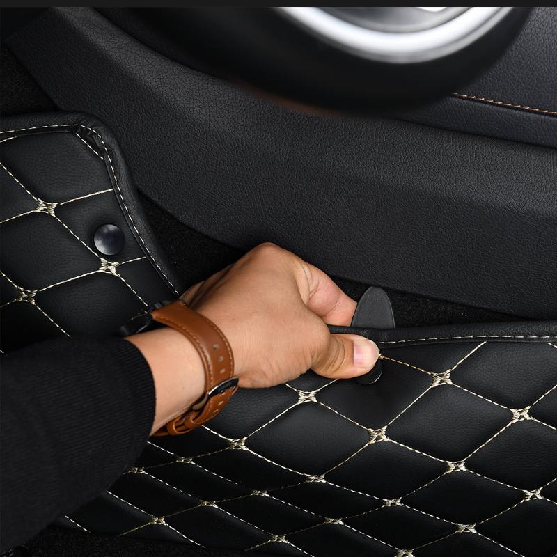 Custom Made Leather Car Floor Mats For Kia Sorento 2013 2014 2009 2012 2006 2008 2015 2017 Carpets Rugs Foot Pads