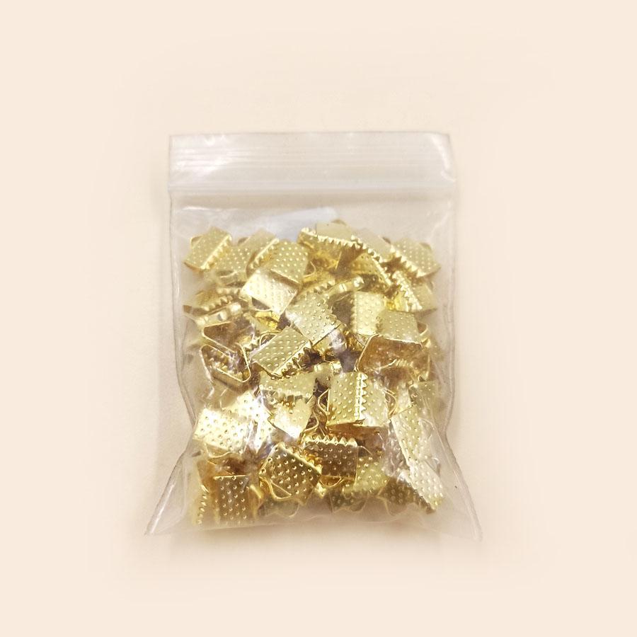 Simplicity Cord Crimp Ends 6/8/10mm Necklace Bracelet Findings High-quality Accessories Metal Handmade Crat For Jewelry Making