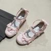 Ballet Style Thick Heel Women Lolita Mary Jane Shoes Fashion Butterfly-knot Outdoor Women's Party Dress Pumps