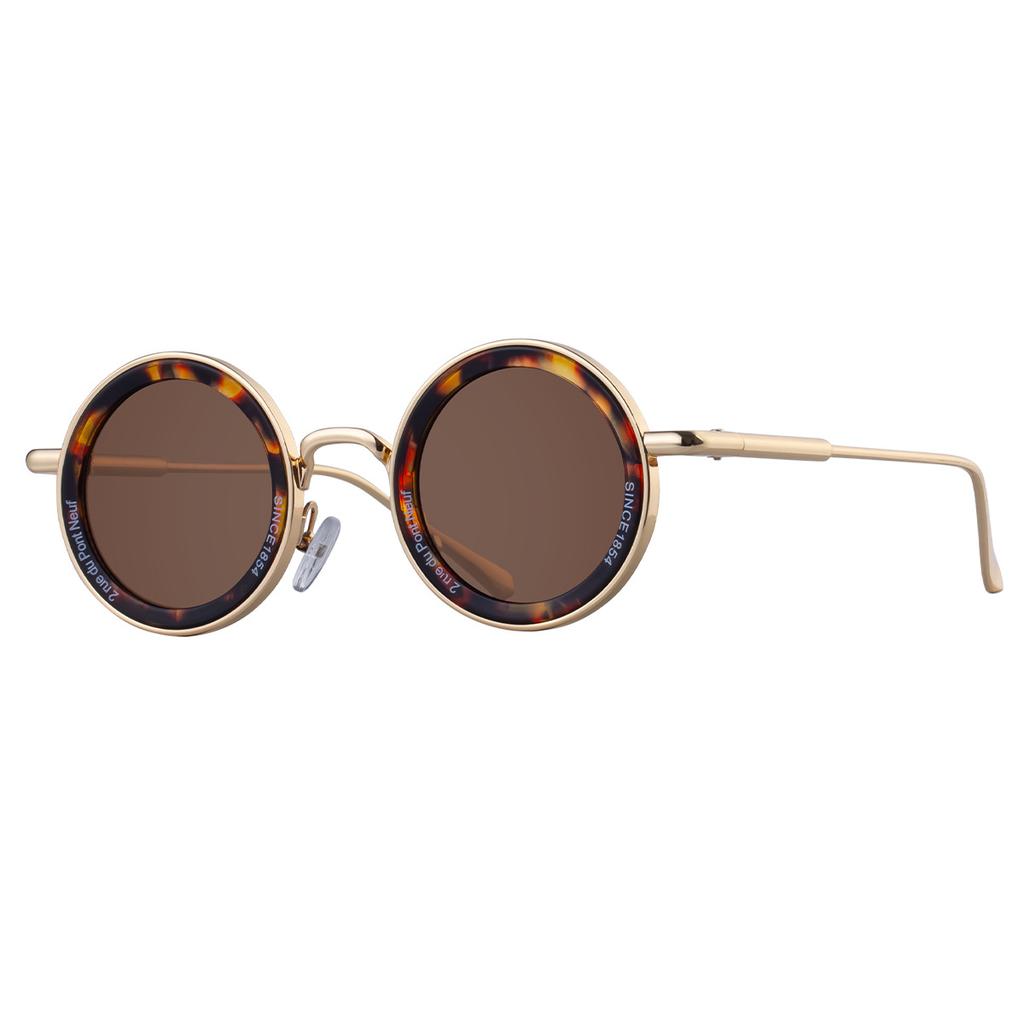 JYL TS Мужские круглые - Ретро Уникальные солнцезащитные очки ZS-98317