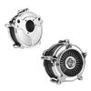 Motorcycles Turbine Air Cleaner Intake Filter Chrome For Harley Sportster XL Touring Softail Dyna EVO & Twin Cam Fatboy FXDLS