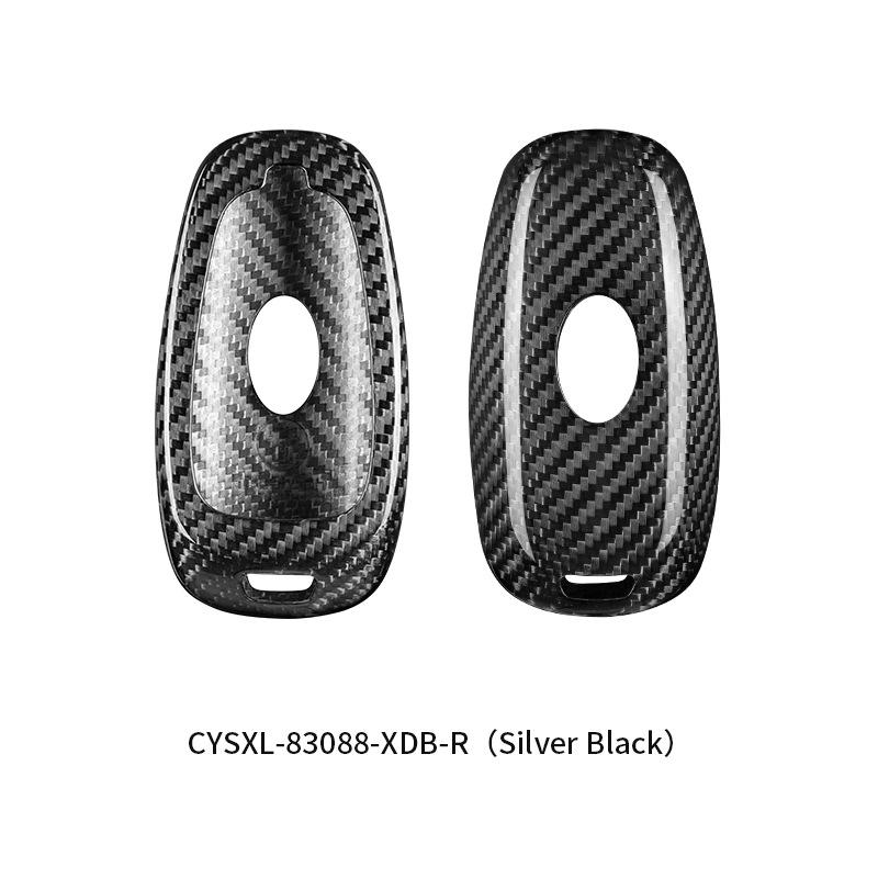 T-carbon Чехол для ключа из настоящего углеродного волокна для Hyundai Tucson 2021 года и Palisade 2023 года