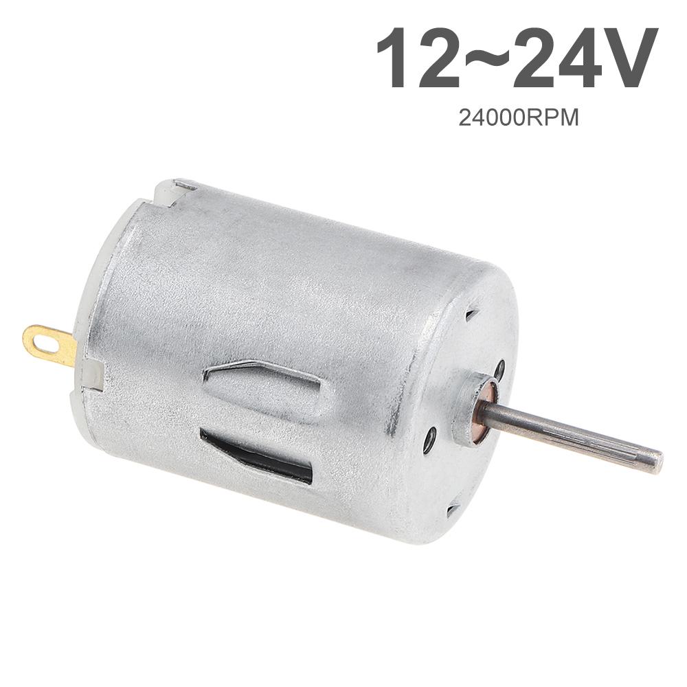 R280 DC двигатель 12-24 В 24000 об/мин высокоскоростной микродвигатель для DIY игрушек мини вентиляторы соковыжималка водяной насос косметический инструмент электрический