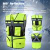Safety Vest for Men Women with Pockets High Visibility Reflective Strap Zip Front Breathable