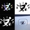 1PCS Car Pull Fuel Tank Stickers Funny Car Waterproof Stickers Pull Fuel Consumption Decal for Car Exterior Accessorie
