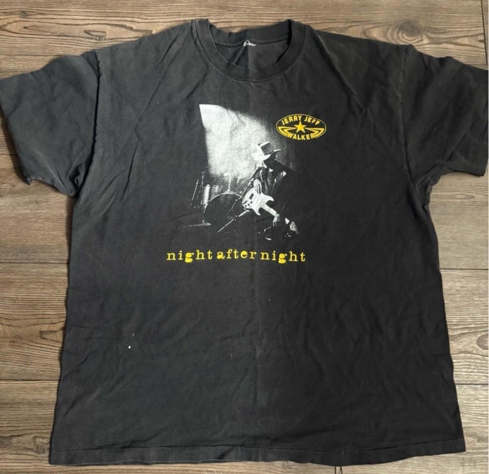 Night After Night Album Jerry Jeff Walker Unisex All size Shirt B234 Unisex T-Shirt