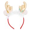 Christmas Reindeer Antler Bells Headband for Kids - Cute Holiday Party Dress-Up Accessory