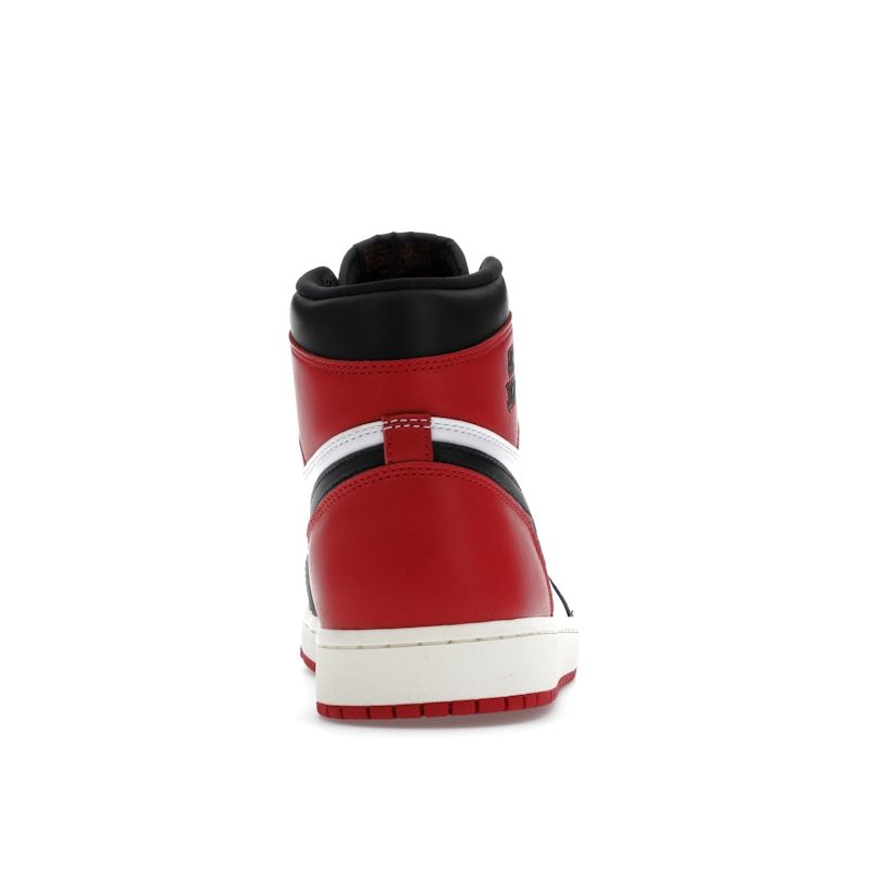 Air Jordan 1 Retro High OG Black Toe Reimagined Men Sneakers Red Varsity-Red White DZ5485-106