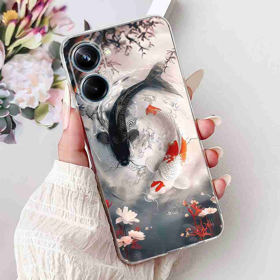 For Realme 10 Pro 5G 6.72" Case New Popular Flower Pattern Soft Silicone TPU Cover For Oppo Realme 10Pro 5G RMX3663 Bumper Shell