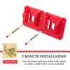 1-10PCS Power Tools Lithium Battery Holder Storage Fixed Bracket Installation Base Rack For Milwaukee For M18 18V Li-ion Battery