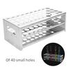 Стойка для пробирок с 40 отверстиями, двухслойная стойка для пробирок из нержавеющей стали, пластина для перфорации 304