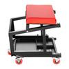 Mechanic Stool Rolling Work Seat 300 lbs Load Seat/Step Stool with Wheels