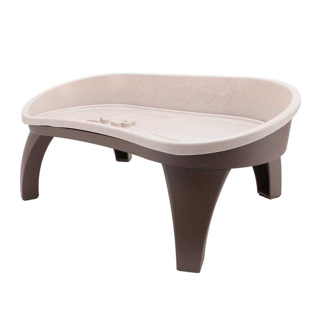 Elevated Pet Feeding Tray Neck Spine Protection Antislip Easy To Assemble Raised Dog Bowl Stand for