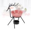 Розовый олень Iron Art Ароматерапевтическая горелка Набор металлическая эфирная масляная горелка подсвечник для дома и за его пределами