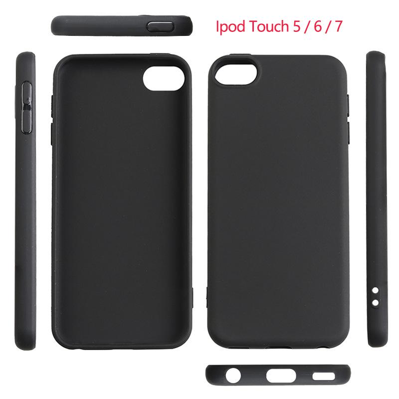 Прозрачный мягкий чехол из ТПУ и кожи для iPod Touch 5/6/7