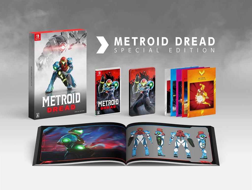 Metroid Dread Special Edition Amiibo Double Set Stand Visual -Switch + [Samus/E.M.M.I.] (Metroid Series) (acrylic (main Design) Included)