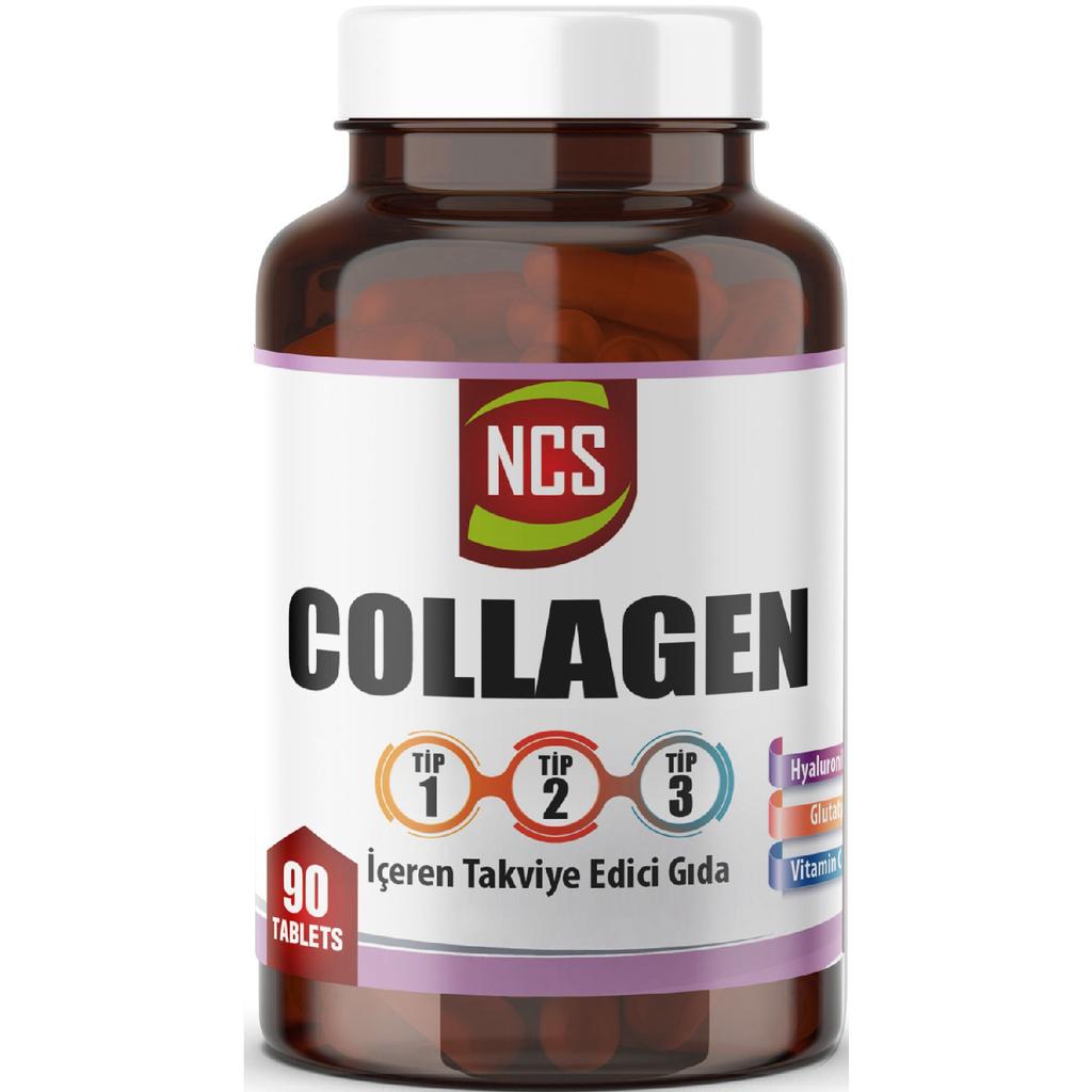 90 Tablet Hydrolyzed Collagen (type) Type (type) 1-2-3 Hyaluronic Acid Vitamin C Glutathion
