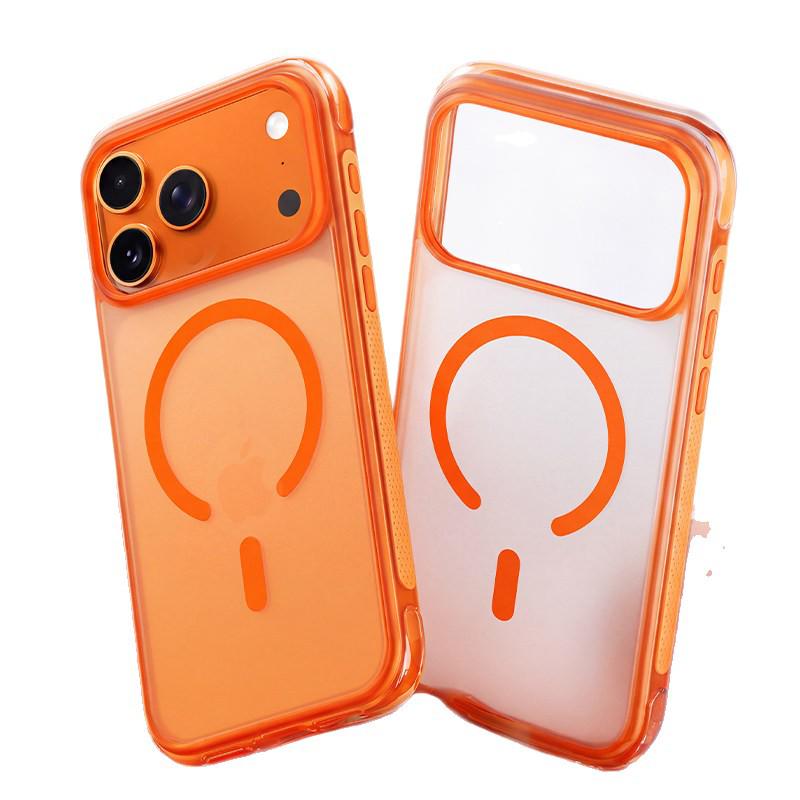 Совместимый защитный чехол для iPhone 18 Pro Max: Матовый чехол с ощущением кожи, Airbag, Магнитное крепление, Ударопрочный чехол
