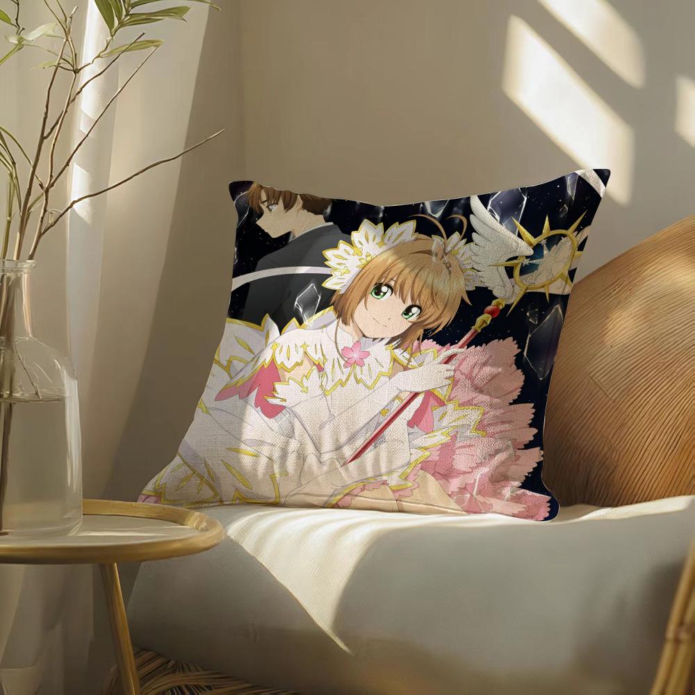 Cardcaptor Pillow Case Pillowcase, Double-Sided Printed, Sofa Cushion, Bedroom Headboard