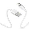 Dudao USB To Lightning Cable, 3A Fast Charging, 1 Meter, White