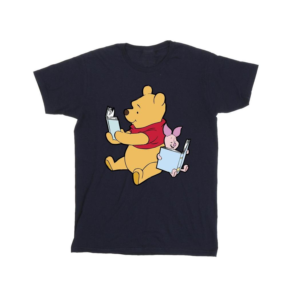 Winnie the Pooh Boys Reading Cotton T-Shirt