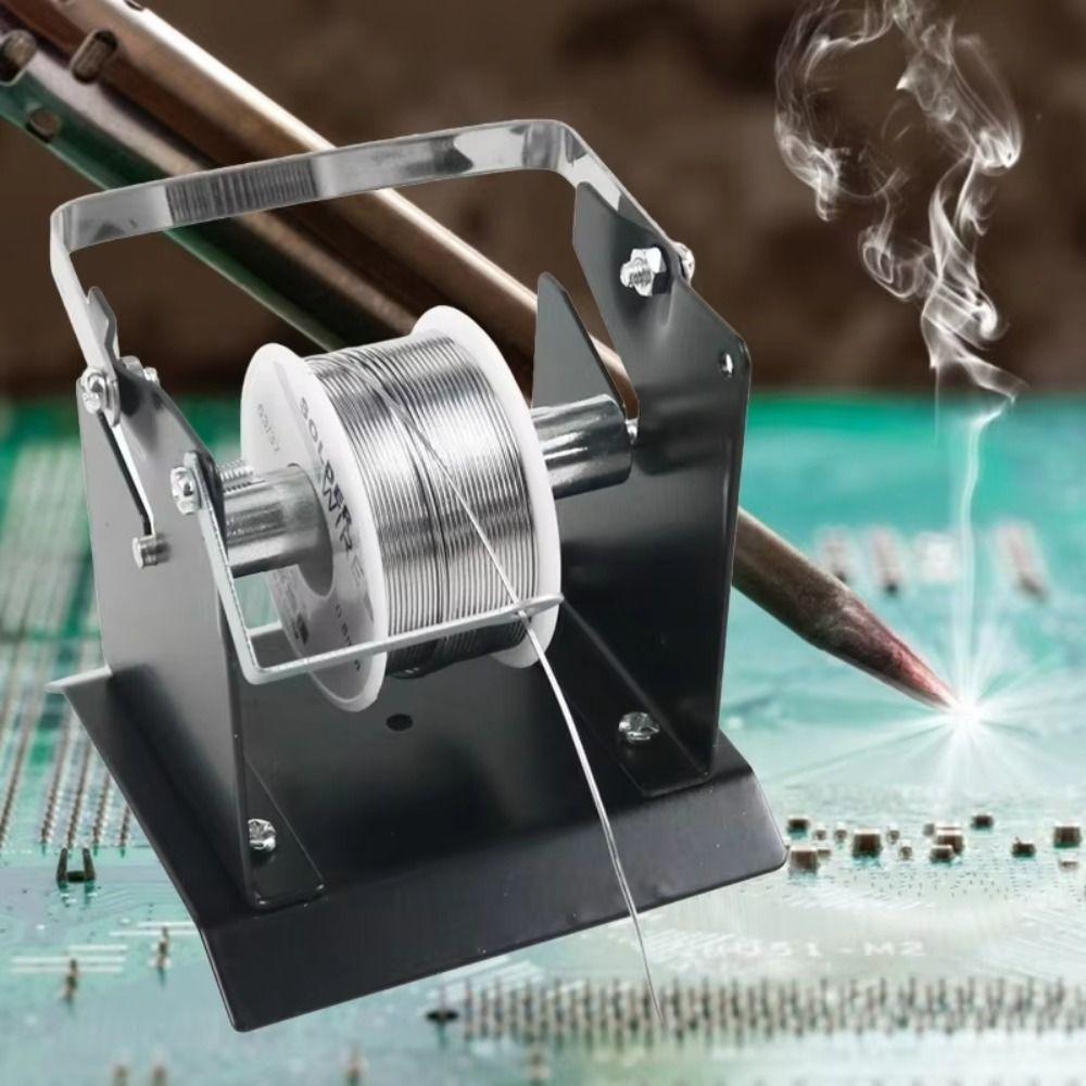 Tin Management Welding Frame Cast Heat Resistant Tin Solder Wire Rack Reel Stand