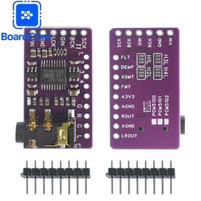 Модуль ЦАП PCM5102 I2s GY-PCM5102 Модуль I2S-плеера для платы формата Raspberry Pi PHAT Цифровая аудиоплата PCM5102A