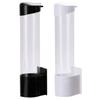 Paper Cup Dispenser Wall Mount Punch-free Pull Type Clear Visible Dustproof Lid Disposable Plastic Water Cup Storage Holder Home Supplies