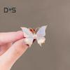 Butterfly Brooch Pin with Faux Pearl Anti-oxidation Lightweight Portable Decorative Brooch Stylish Accessory Pin Clothing Decoration
