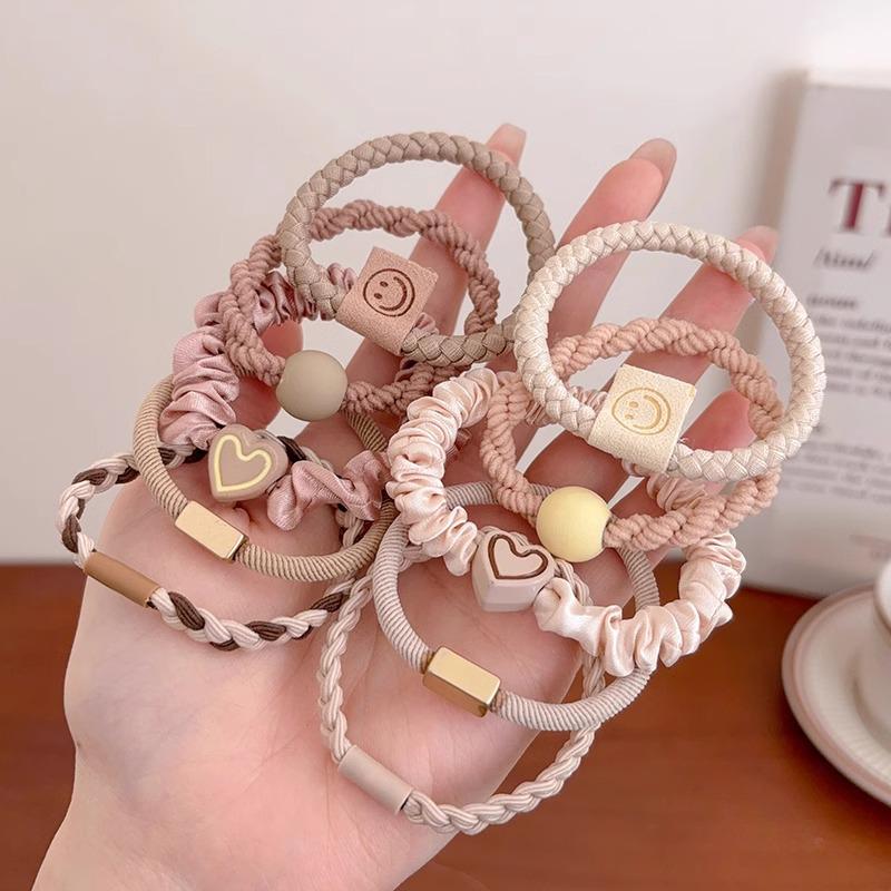 High Elasticity Hair Tie: Versatile Rubber Band Scrunchie for Women & Girls 2025