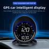 High Definition HUD Car for Head Up Display Overspeed Alarm Speedometer GPS HUD Digital Gauges Auto Fatigue Driving Remi