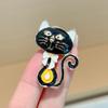 Niche Brooch Female High-End Sense Cute Personality Dripping Kitten Corsage Suit Accessories
