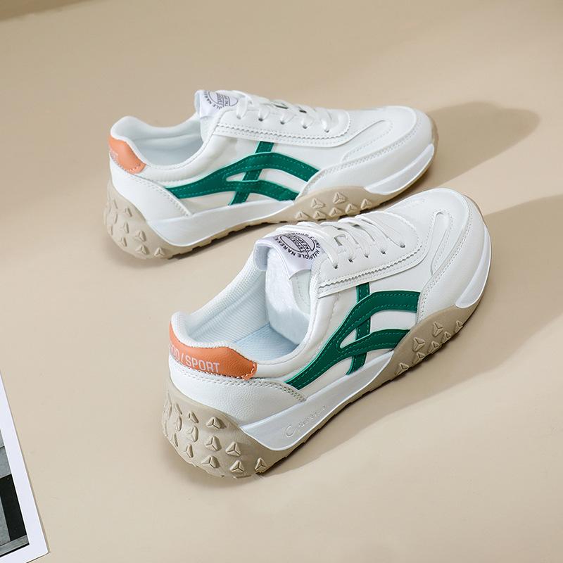 Женские кроссовки на платформе, осенние, новый дизайн, спортивная обувь с толстой подошвой, женская удобная повседневная обувь, легкая повседневная обувь на плоском каблуке