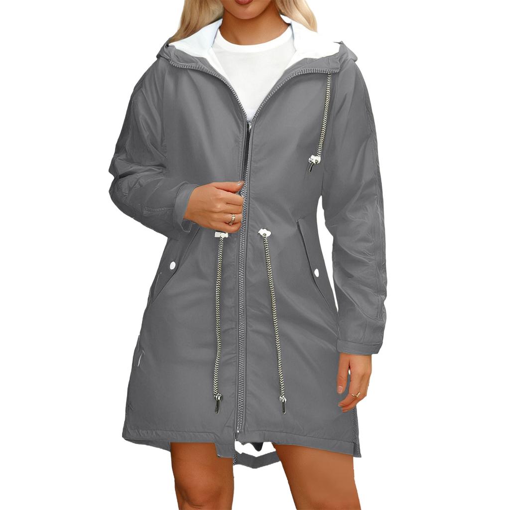 Женская уличная водонепроницаемая куртка с капюшоном для альпинизма