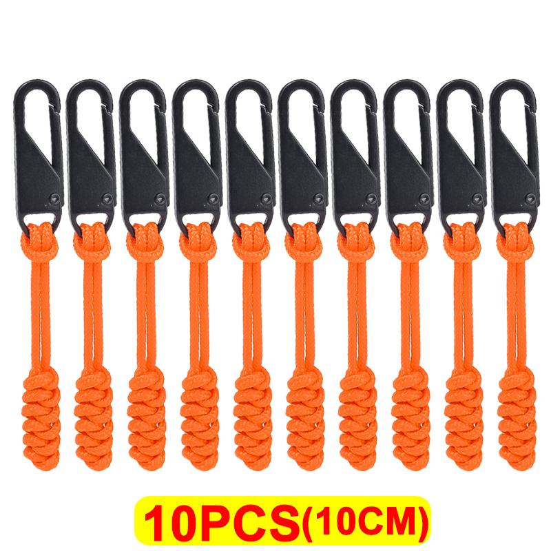 Универсальная металлическая застежка-молния для уличной сумки, застежка-молния для зонтика, плетеная веревка, сменная застежка-молния для самостоятельного шитья, набор для ремонта