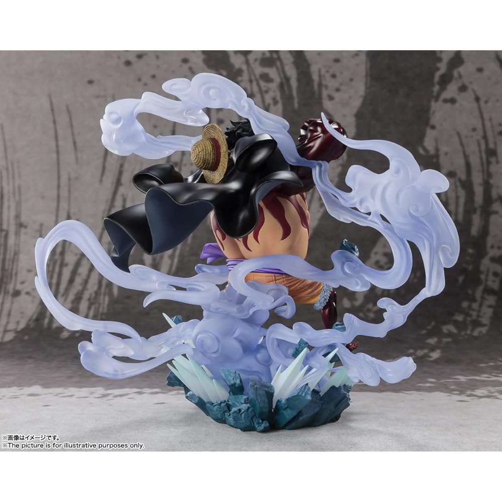 TAMASHII NATIONS Figuarts Zero One Piece Обезьяна Д. Фигурка Луффи Gear 4 210 мм ПВХ АБС Окрашенная Коллекционная