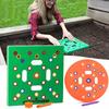 Seeding Sowing Template Garden Seed Spacer Tool Coded Spacing Grow