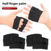 Four-finger Set, Palm Protection, Barbell Fitness, Deadlift Training, Help Half-finger Gloves, Imitation Cowhide Sports, Palm Protection