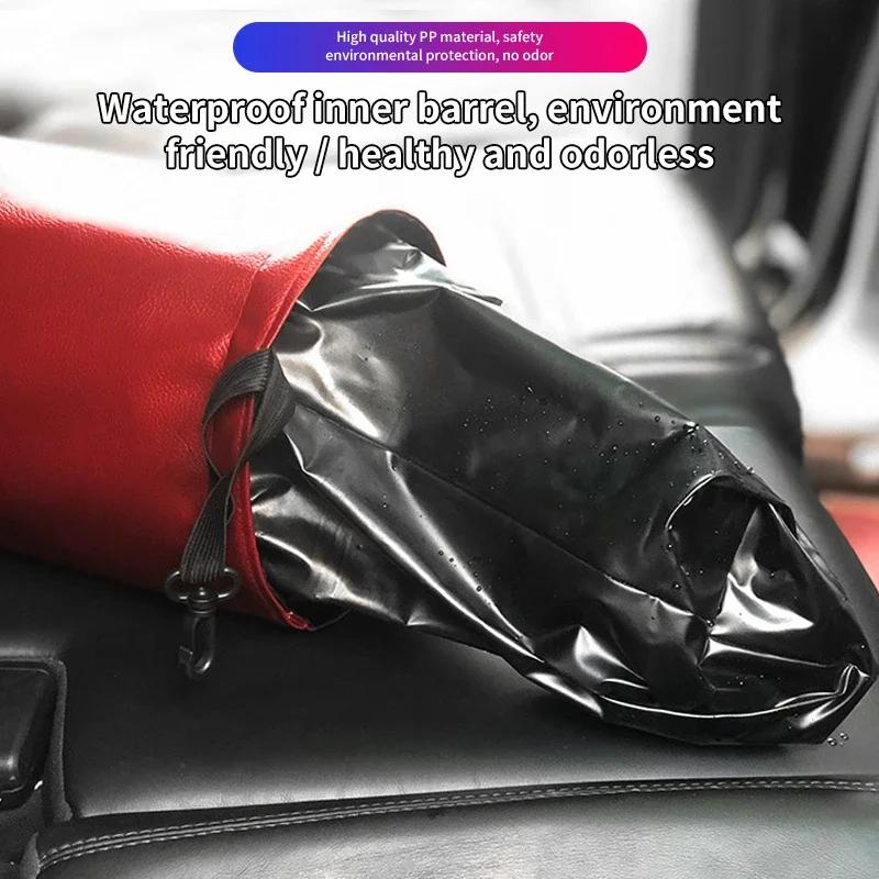 Складное автомобильное мусорное ведро Внутренний контейнер для мусора Органайзер для отходов Держатель Автомобильное хранилище Корзина Водонепроницаемое мусорное ведро для автомобиля