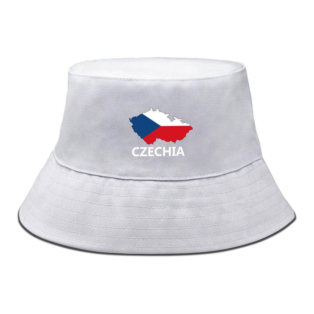 Панама с принтом флага карты Чехии, патриотическая шляпа рыбака, легкая хип-хоп шляпа с широкими полями для рыбалки