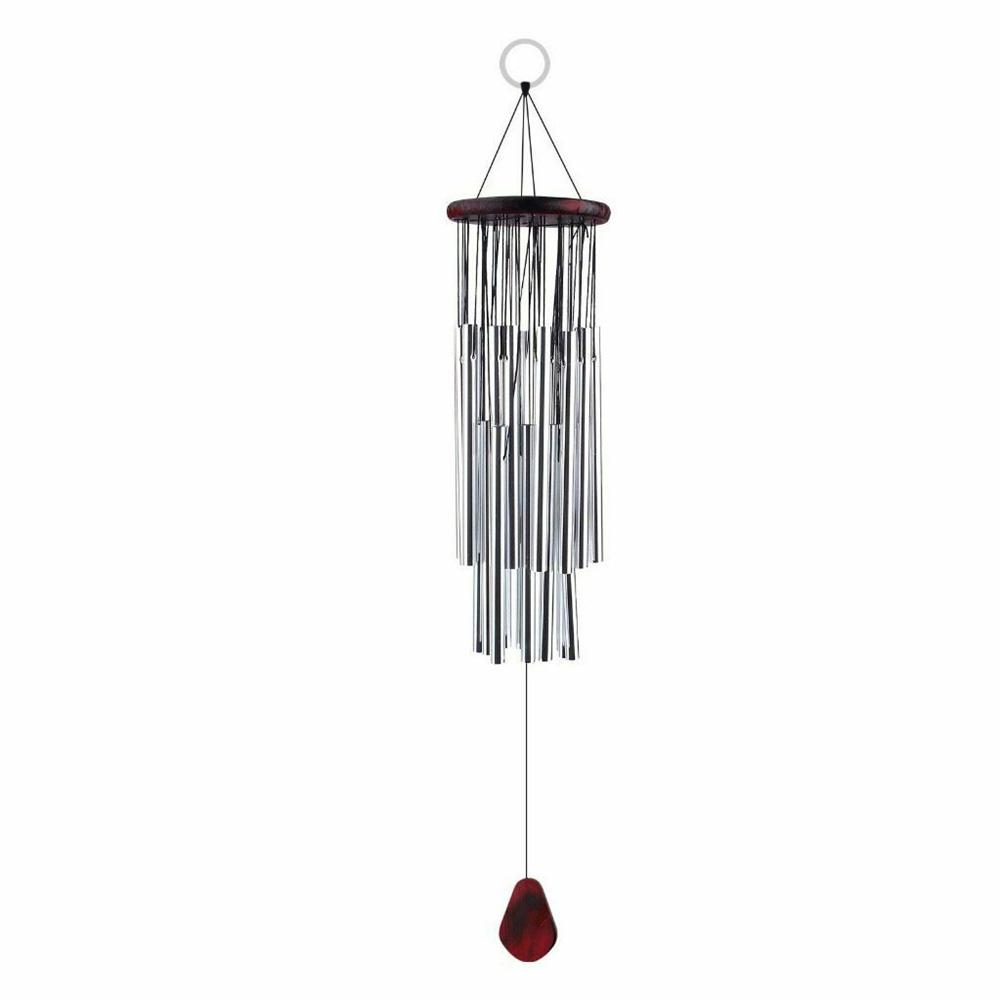 Large 27 Metal Tubes Wind Chimes Outside Outdoor Porch Wind Chime Soothing Melodic Memorial Sympathy Garden Patio Decorations